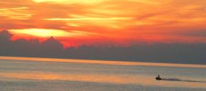 Lake Erie Sunset.Jet Ski